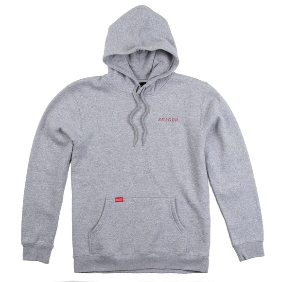 Seager Gray Men's Hoodie - Picture 1 of 5